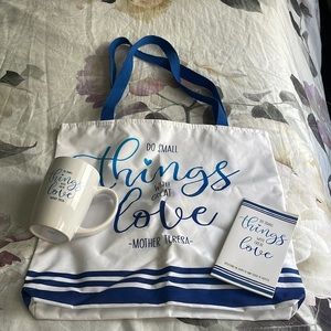 Inspirational Coffee Mug and Tote Gift Set